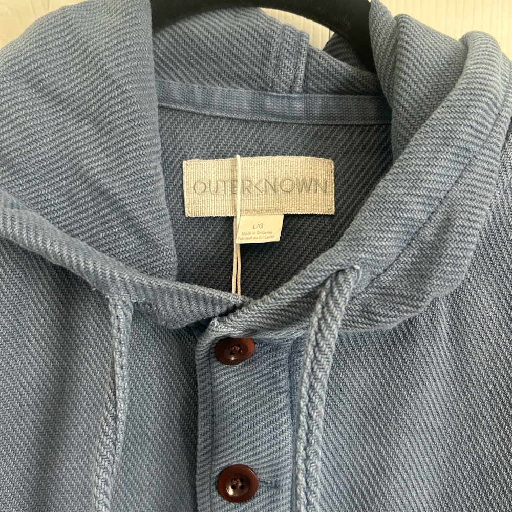 Outerknown Blanket Hoodie | Faded Black | Size XL | NWT